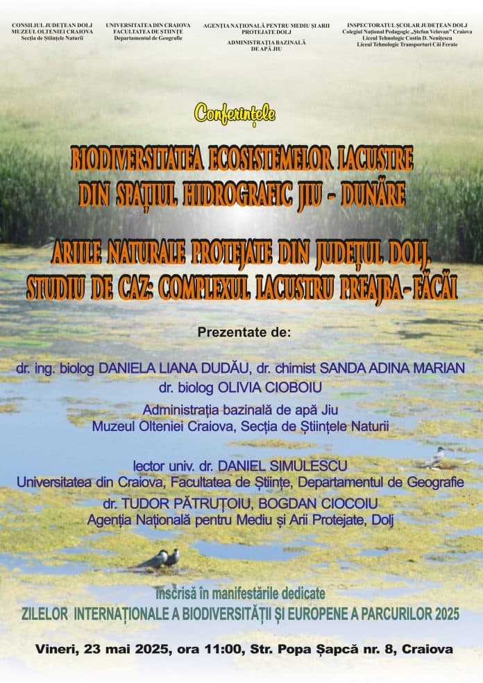  Biodiversitatea în Ecosistemele Lacustre - Studiu de Caz: Complexul Preajba - Făcăi, Sub Protecția Muzeului Olteniei Craiova
