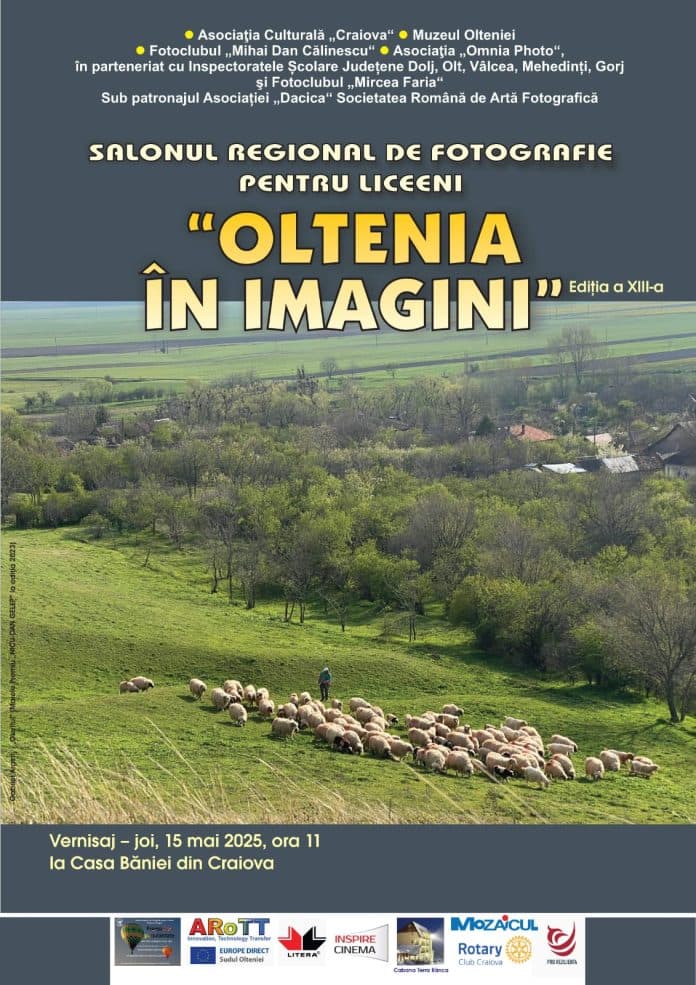  Salonul de Fotografie 'Oltenia în Imagini', Ediția a 13-a, pe 15 Mai 2025