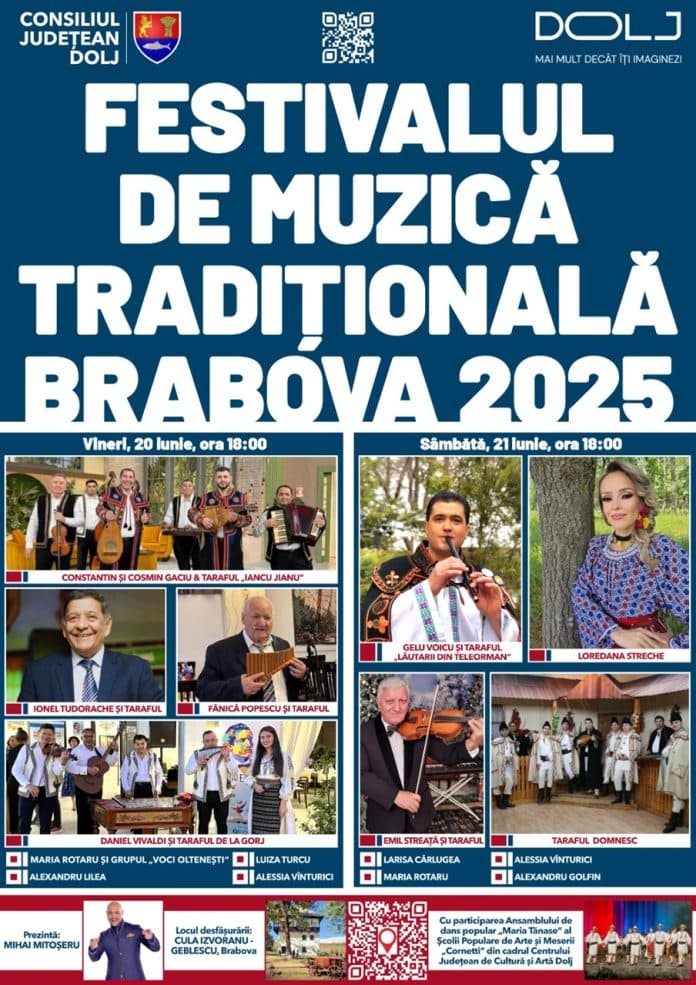 Brabova Devine Gazda Primului Festival de Muzică Tradițională din Dolj