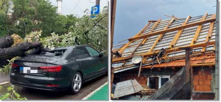 Acoperiș smuls de vânt, prăbușit peste un copil de 10 ani