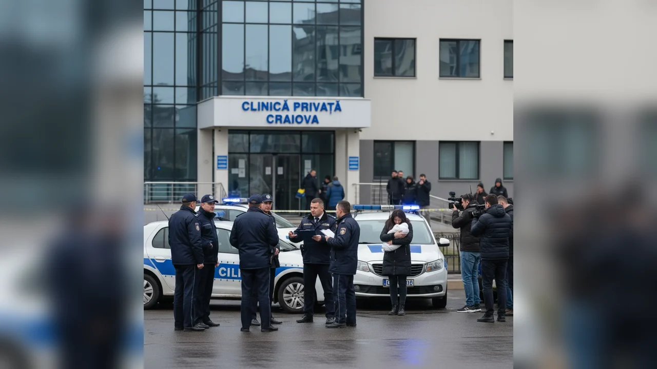 Anchetă penală la Craiova după decesul unui nou‑născut într-o clinică privată