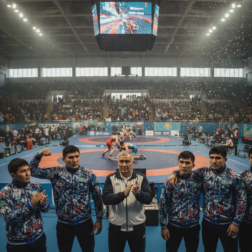 Astana găzduiește Mondialele de lupte: Kazahstanul vizează medalii