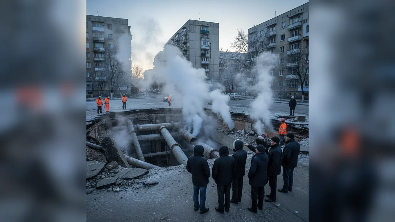 Avarie majoră la termoficare lasă Craiova aproape integral fără căldură