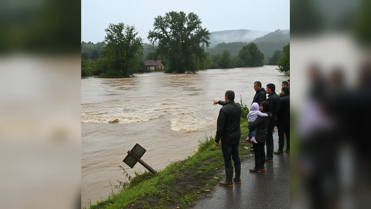 Avertizare de inundații pe râuri din zona Craiova, în sud-vestul țării