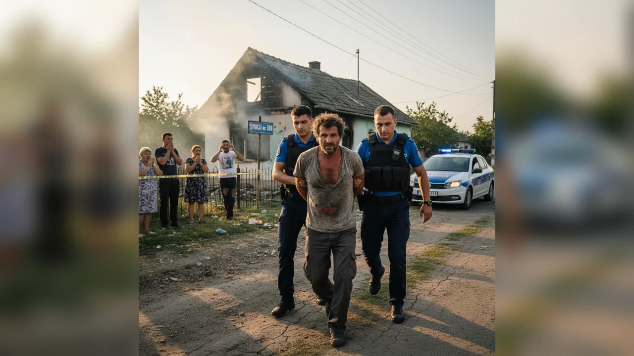 Bărbat din Șimnicu de Sus, reținut la Craiova după ce ar fi încercat să incendieze bunurile unei vecine