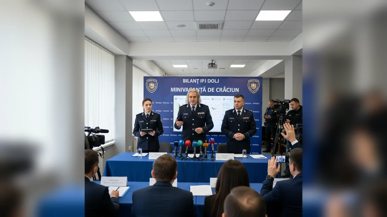 Bilanțul acțiunilor IPJ Dolj în minivacanța de Crăciun la Craiova și în județ