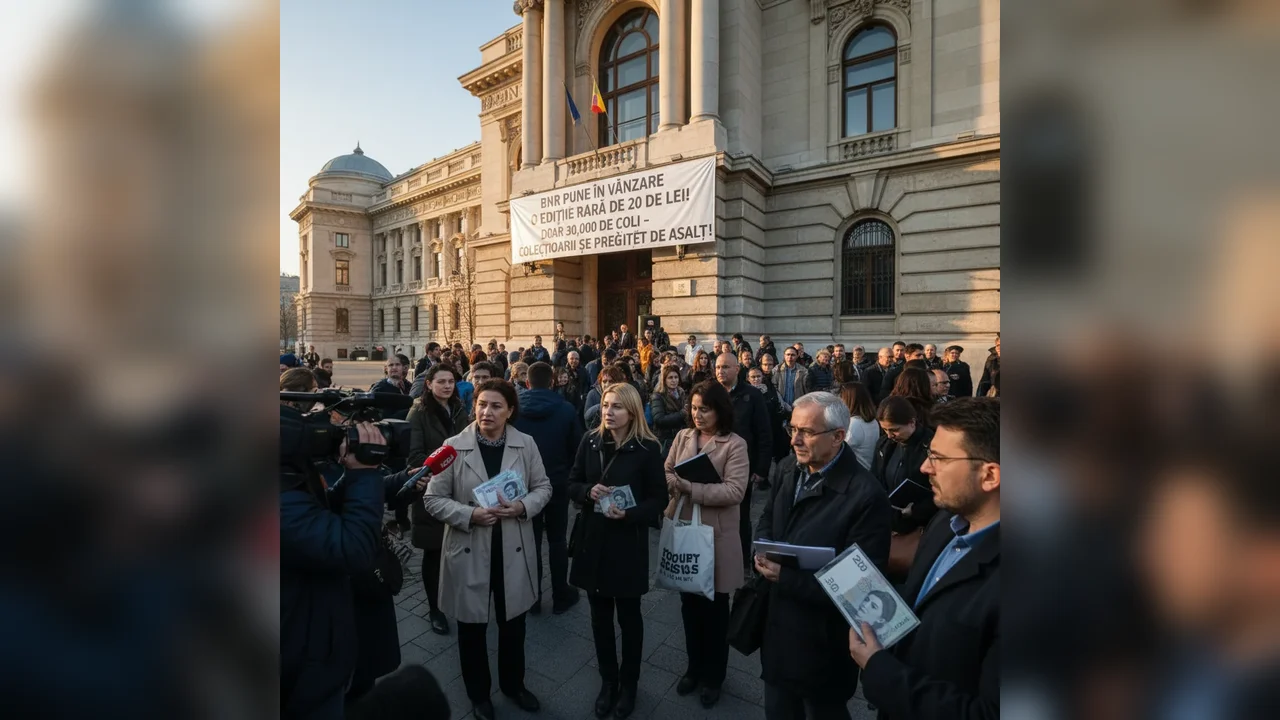 BNR lansează o ediție limitată de 20 de lei – doar 30.000 de coli disponibile, colecționarii în alertă!