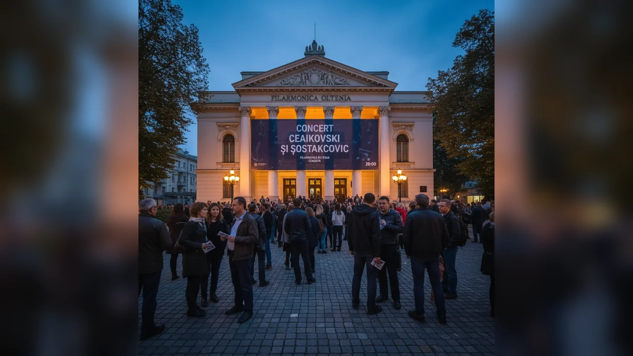 Concert simfonic cu Ceaikovski și Șostakovici anunțat la Craiova