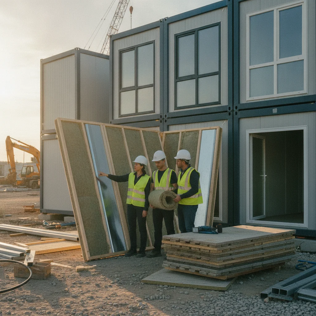 Containere FDC: fabricația modulară cu structură din tablă zincată de 2 mm