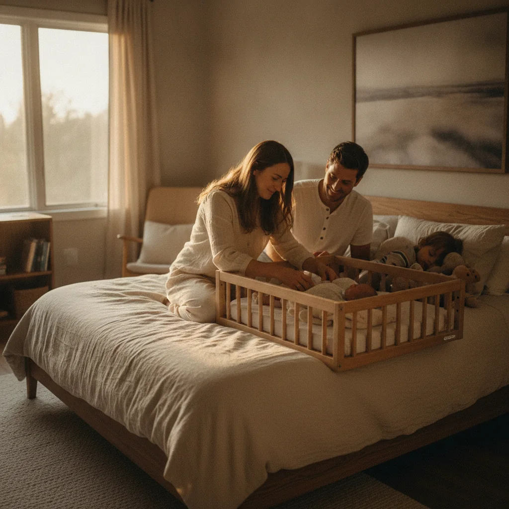 Craiova: cum aleg părinții un pătuț co-sleeping sigur pentru bebeluș