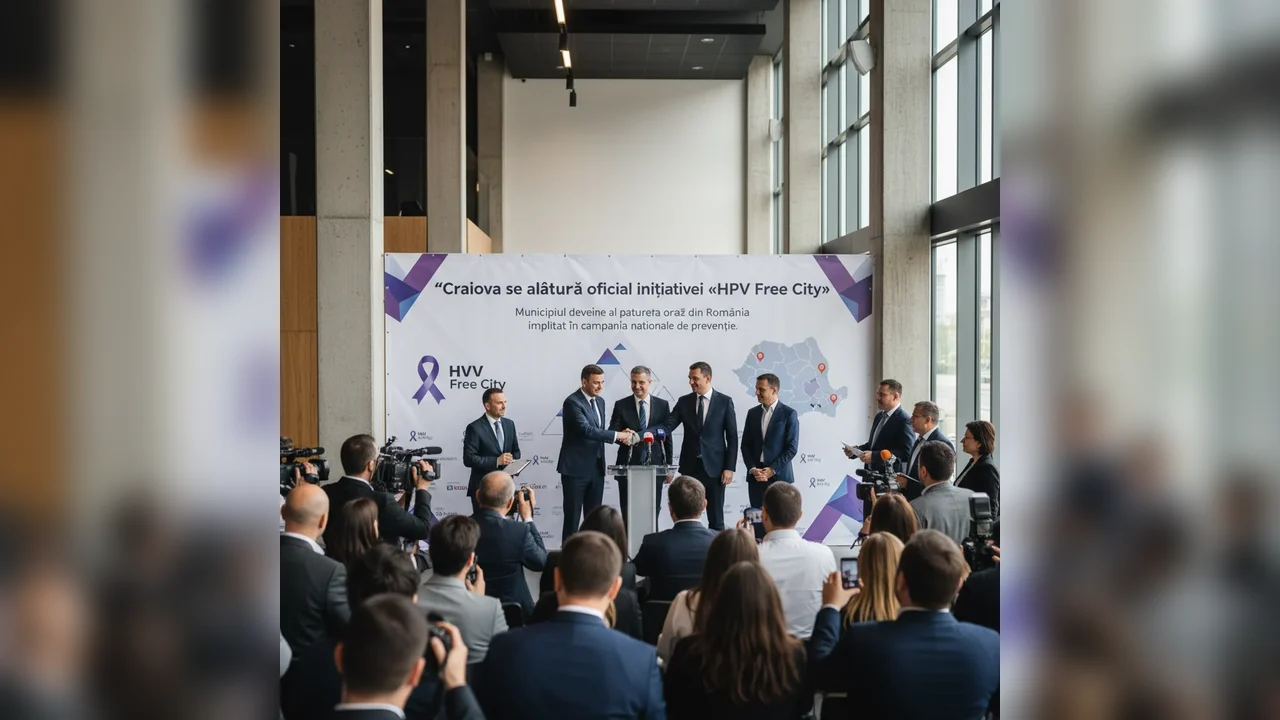 Craiova devine al patrulea oraș din România în inițiativa națională HPV Free City pentru prevenție