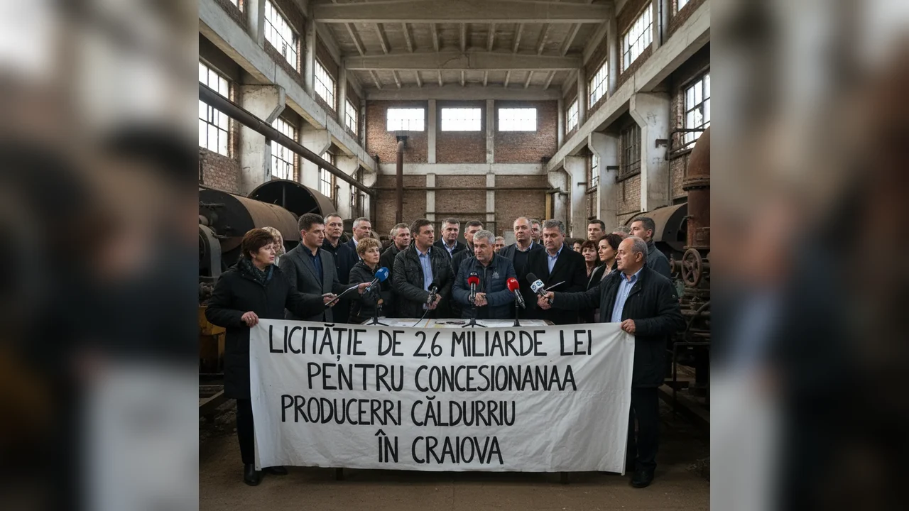 Craiova lansează licitație de 2,6 miliarde lei pentru concesionarea producerii căldurii