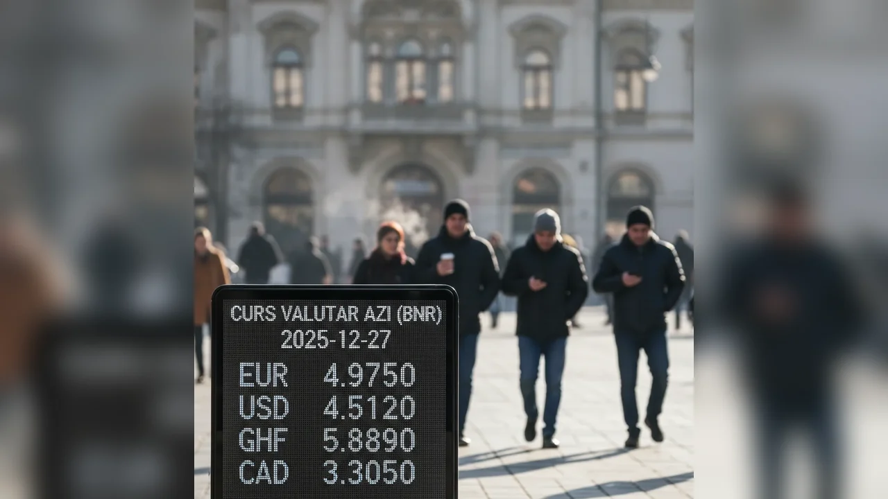 Curs valutar azi (BNR) – 2025-12-27