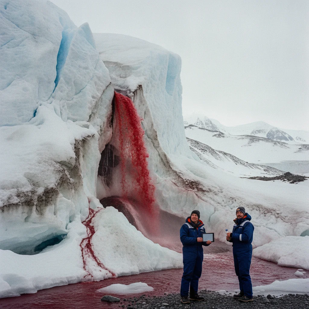 Descoperire la Cascada de Sânge din Antarctica: Viață microbiană complexă