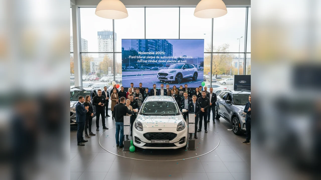 Ford conduce piața auto electrică din România, Puma Gen-E – modelul electric cel mai vândut al lunii