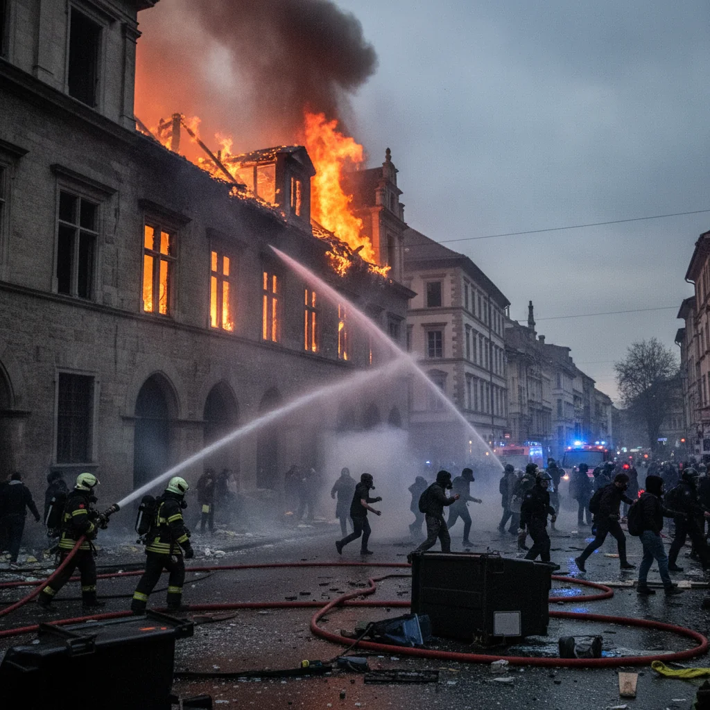 Franța: peste 1.200 de arestări după proteste cu primării atacate