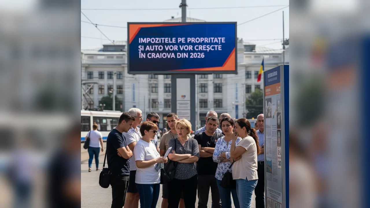 Impozitele locale vor crește semnificativ în Craiova din 2026