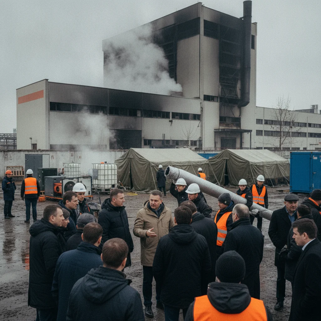 Incendiul de la CET Iași lasă orașul fără apă caldă și căldură