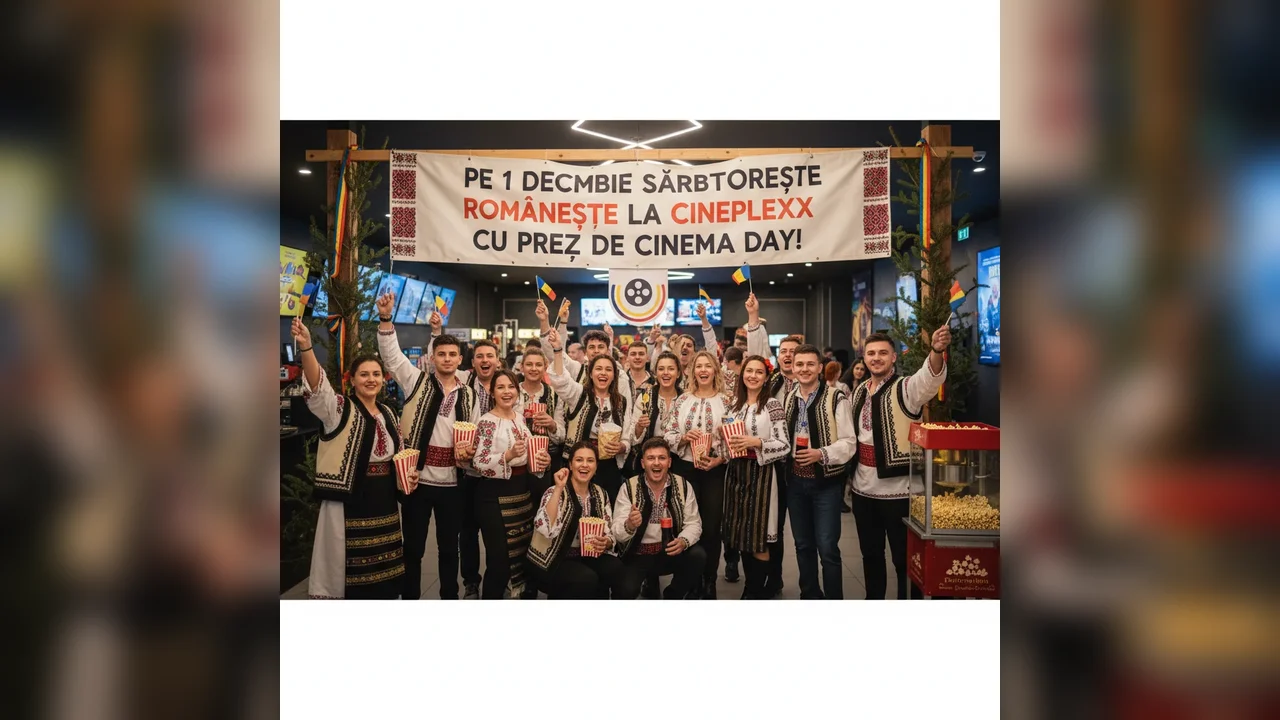 Pe 1 Decembrie, sărbătorește Ziua Națională la Cineplexx cu preț special de CINEMA DAY!