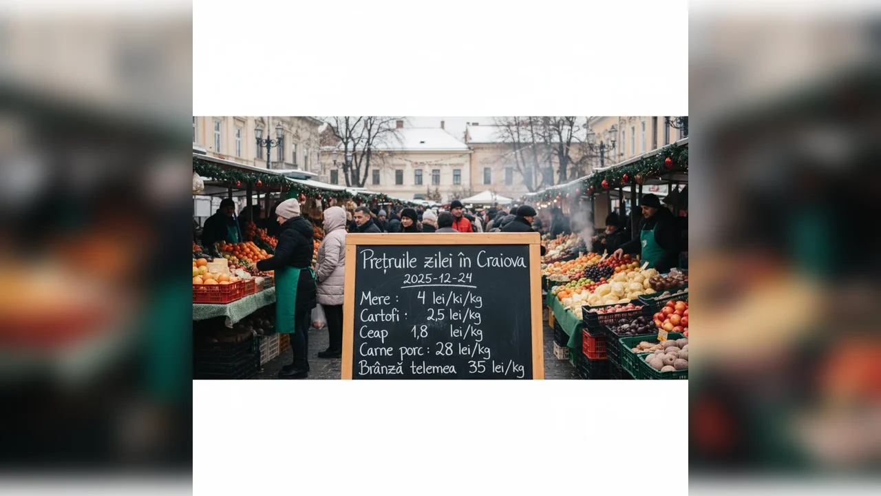 Prețurile zilei în Craiova – 2025-12-24