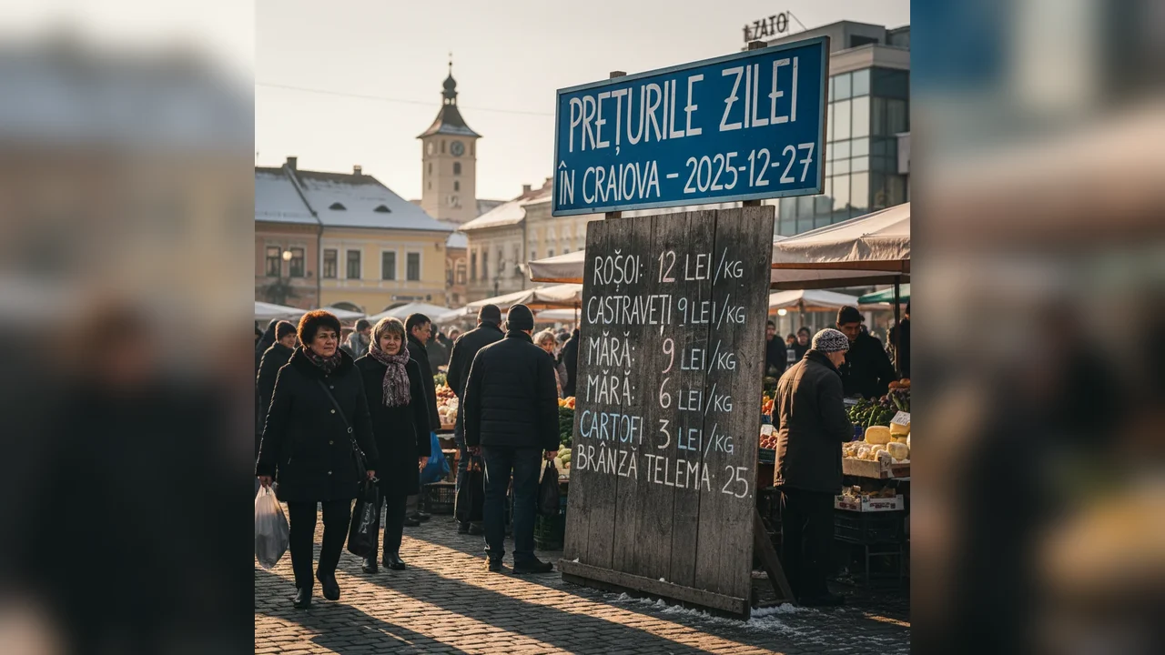 Prețurile zilei în Craiova – 2025-12-27