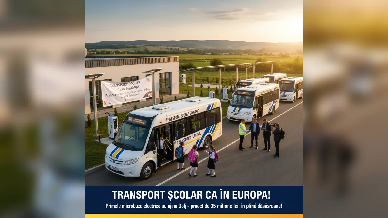 Primele microbuze electrice sosesc în cadrul proiectului de 35 milioane lei