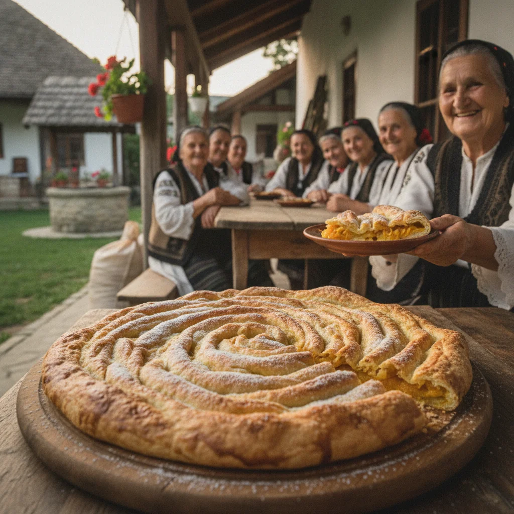 Rețetă simplă de plăcintă creață cu dovleac, pas cu pas