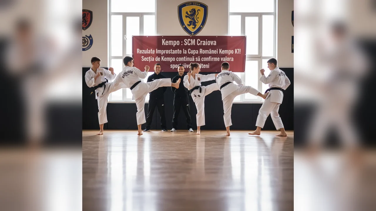 SCM Craiova strălucește cu rezultate impresionante la Cupa României Kempo K1, confirmând valoarea sportivilor olteni