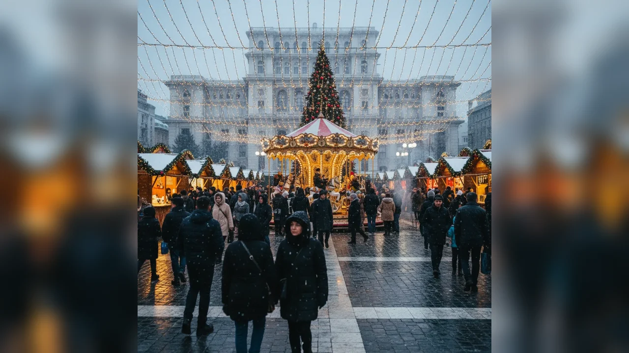 Târgul de Crăciun din Craiova va rămâne deschis încă o săptămână