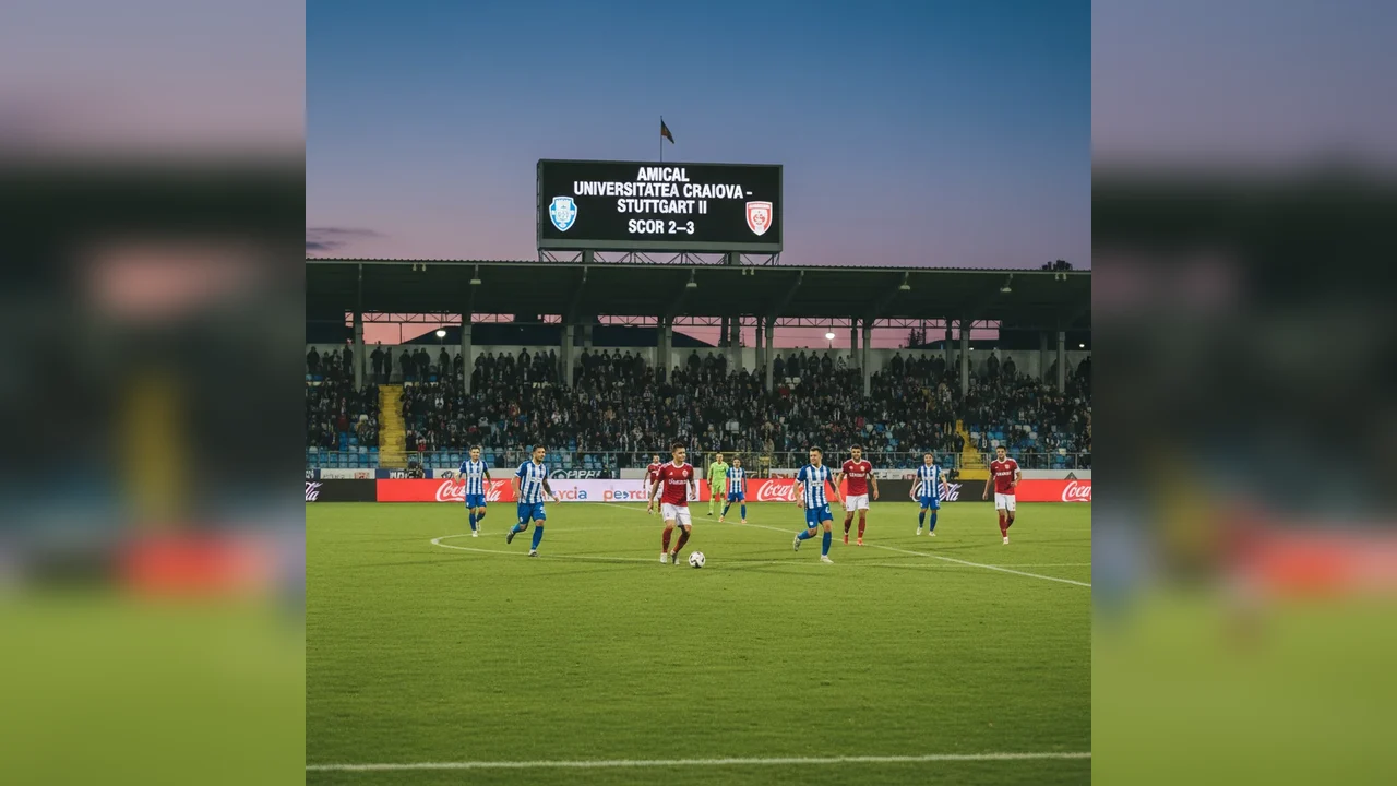 Universitatea Craiova pierde amicalul de la Antalya cu Stuttgart II, scor 2–3