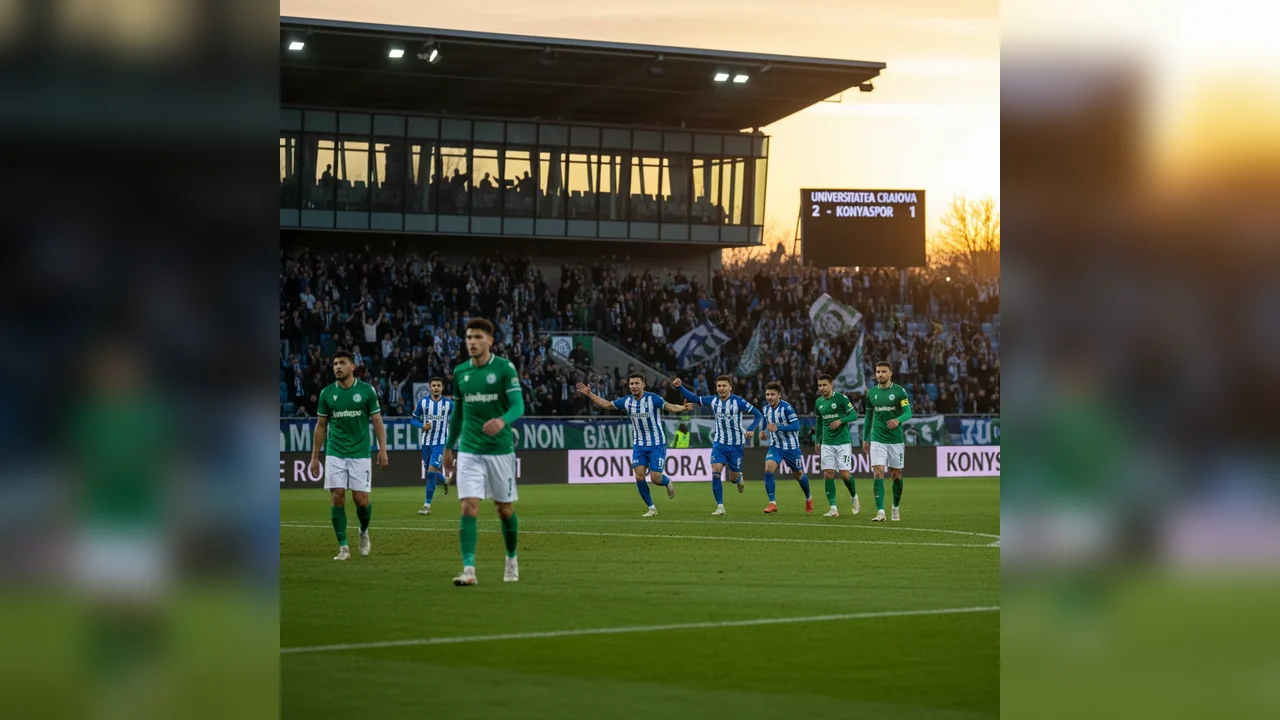 Universitatea Craiova se impune la Belek într-un amical cu Konyaspor, 1–0
