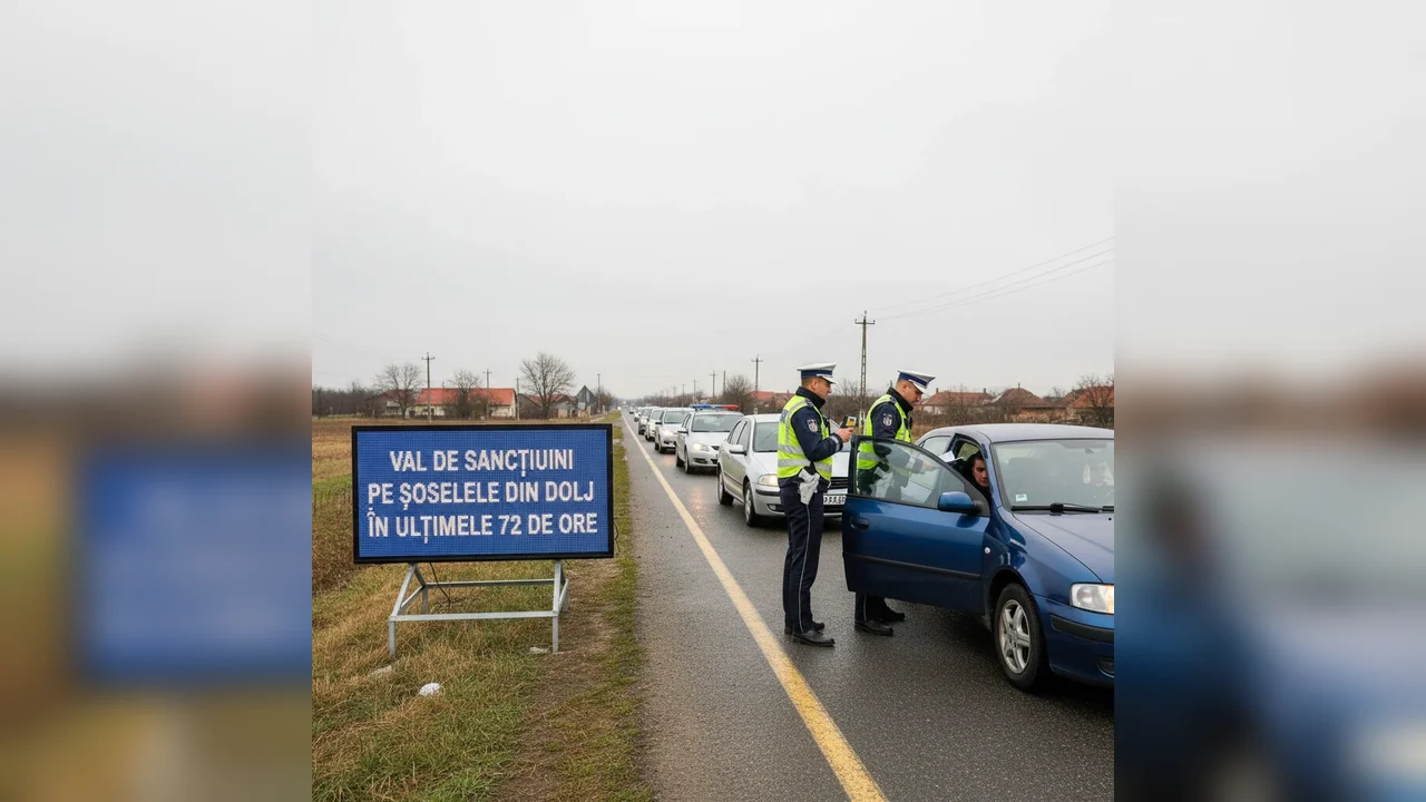 Val de sancțiuni rutiere în Dolj: controale intensificate anunțate la Craiova